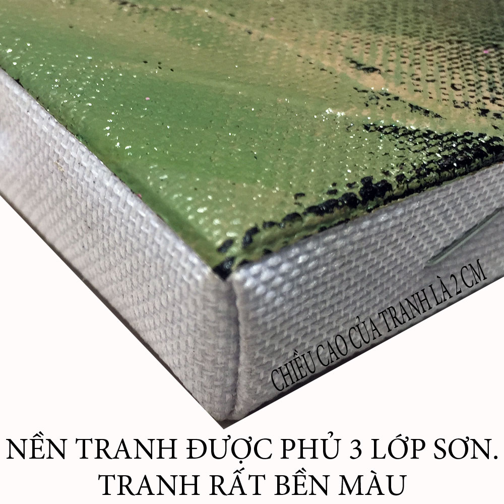 Tranh Sơn Dầu - Sắc Màu Rực Rỡ 04 - Tranh Minh Hiền (VẼ TAY 100% - KHUNG GỖ)