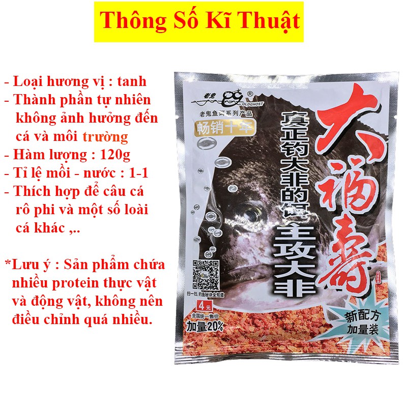 Mồi Câu Cá Rô Phi Lão Quỷ, Mồi đánh rô phi, Mồi Câu Rô - Đồ Câu DHS