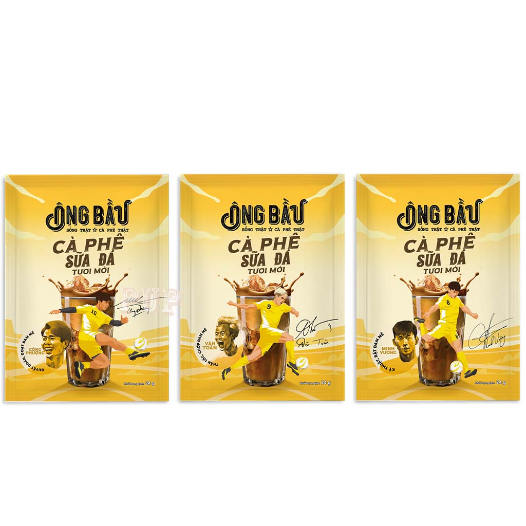 Ông Bầu Cà Phê Sữa Đá Tươi Mới 240g