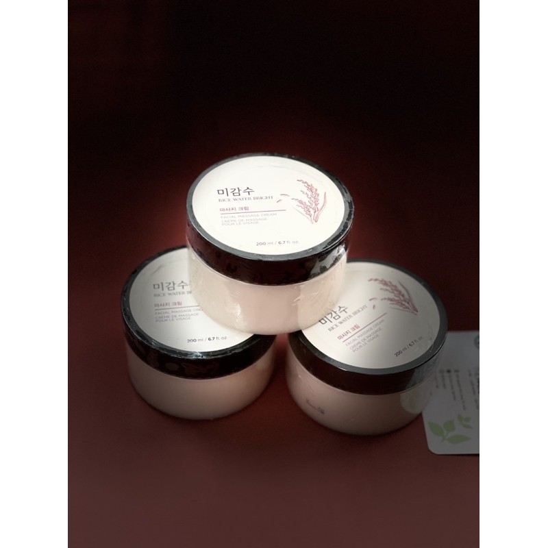 Kem Massage mặt Water Bright Massage Cream 200ml.