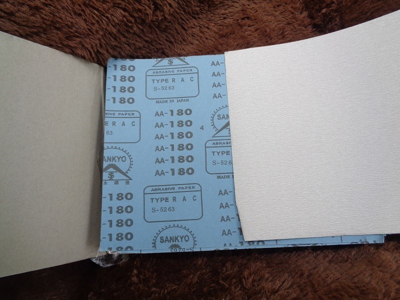 Giấy nhám nhật - Sankyo hàng chính hãng cao cấp - số lượng 100 tờ AA120-150-180-240-320
