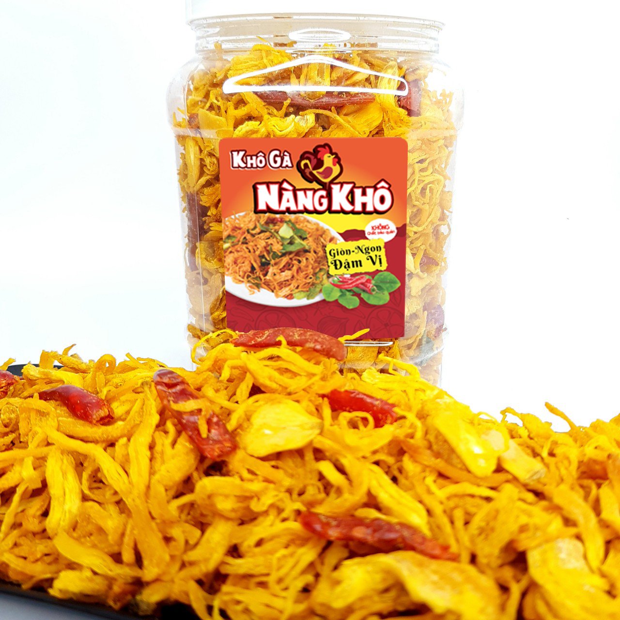 1 Kí khô gà bơ tỏi loại 1 ( Giòn ngon - Đậm vị ) - Đồ ăn vặt Yotafood