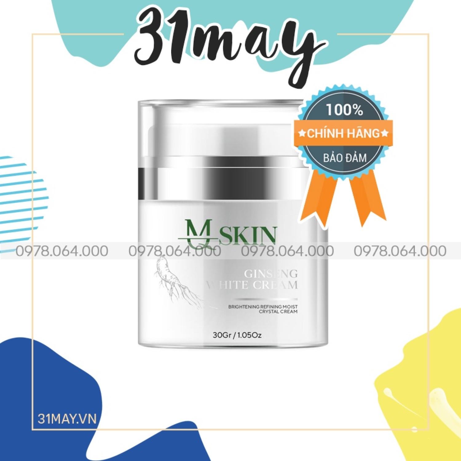 Kem face nhân sâm mq skin chính hãng