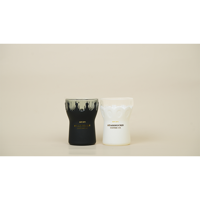 Set Ly Starbucks Thủy Tinh 384ml Chess