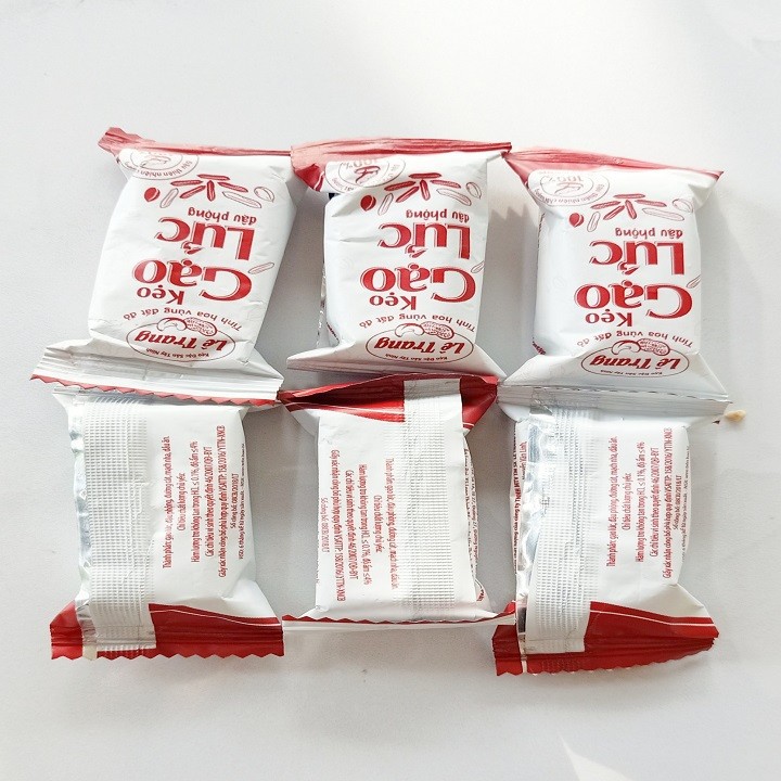 Kẹo gạo lứt đậu phộng