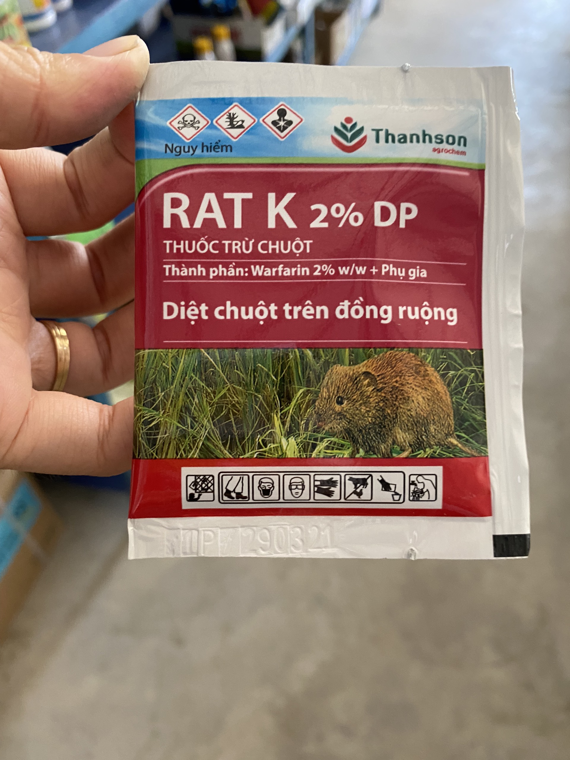 Thuốc diệt chuột RAT K 2% DP (10g)