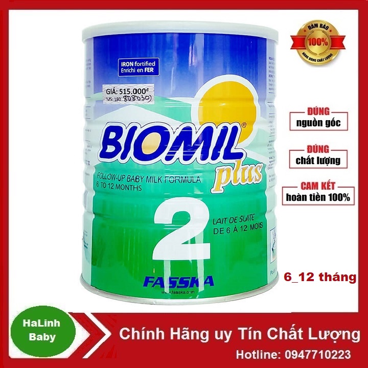 Sữa biomil plus số 2 800g