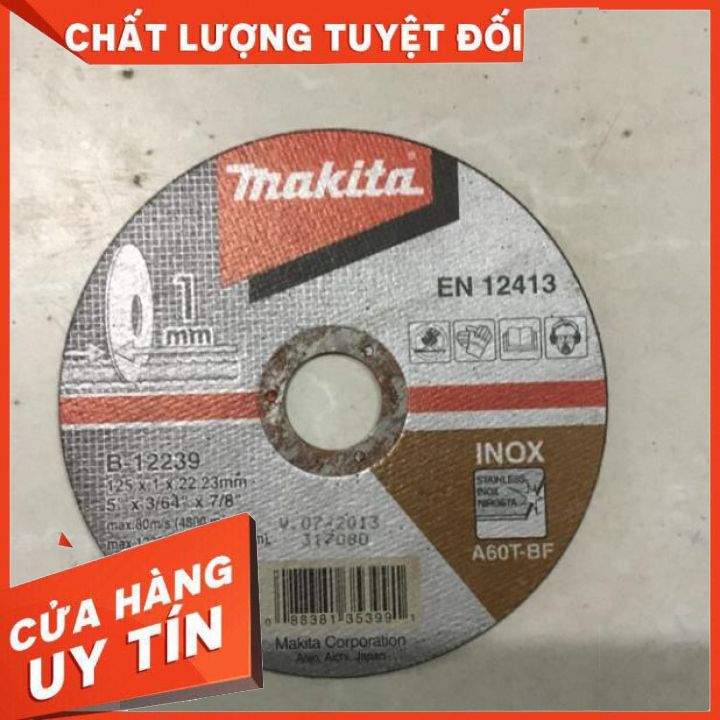 Đá cắt inox 125 b-12239
