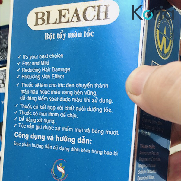 bột tẩy tóc minh phượng