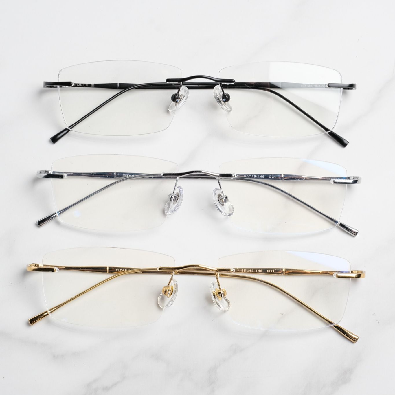 Gọng Kính Cận B-Titanium Shady Unisex G2098 (Nhiều Màu)