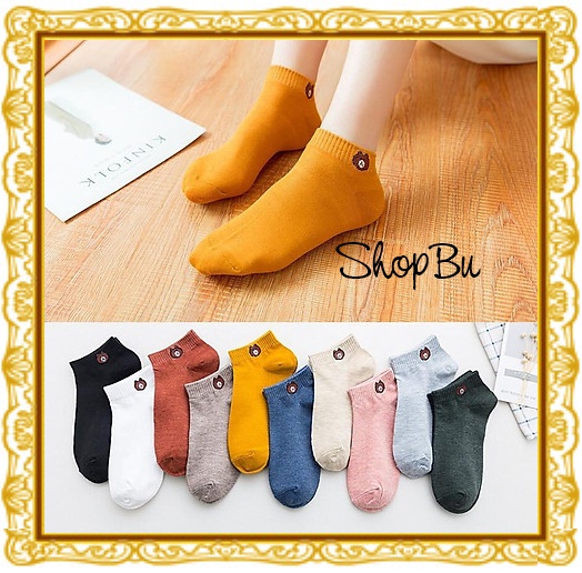 Combo 10 đôi tất gấu đủ màu / vớ gấu BROWN