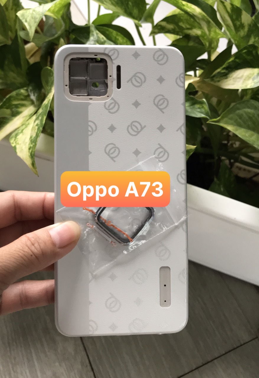 Bộ xương vỏ Oppo A73 ( bộ gồm lưng, sườn, phím)