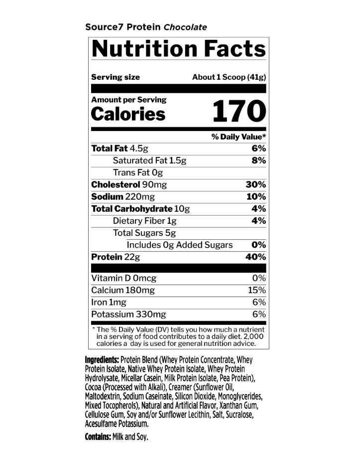 (Free gift - not for sale) Rule 1 Source 7 Protein sample 39g