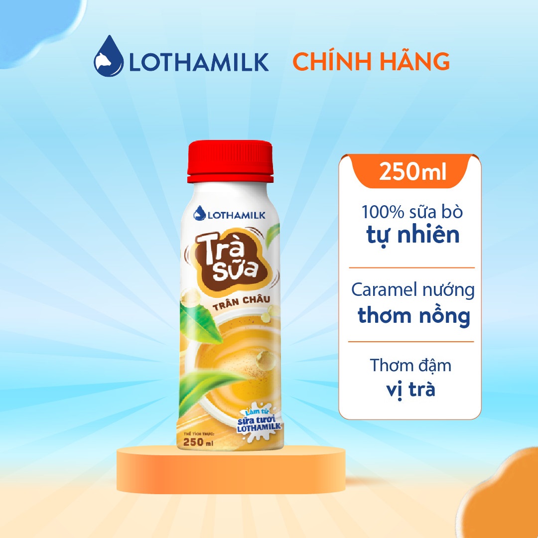 Trà Sữa Thanh Trùng Lothamilk Chai 250ml