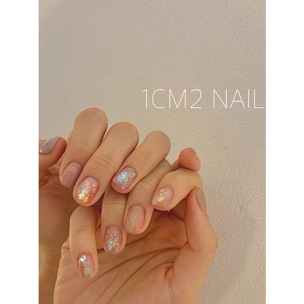 Nhũ vảy cá nail kim tuyến đắp móng ( set 8 hũ)