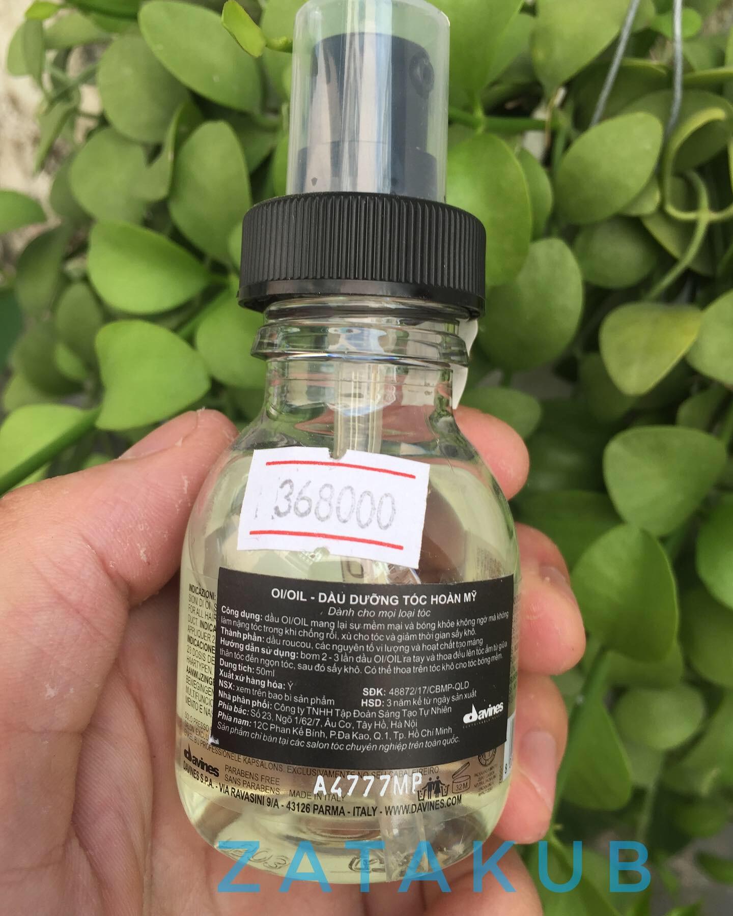 [HCM]Dầu Dưỡng Tóc Hoàn Mỹ Davines Oi Oil 50ml