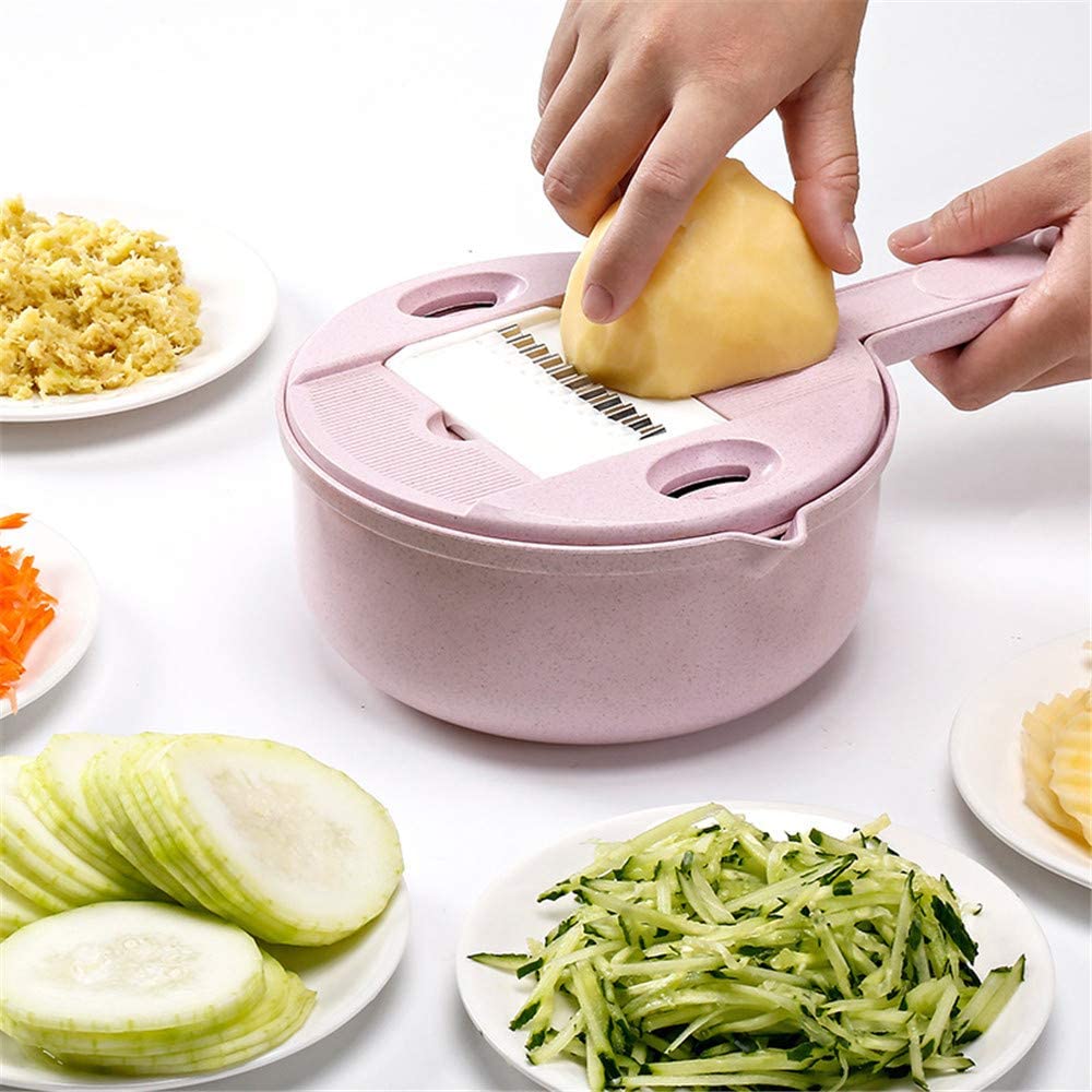 Tooling planed shredded radish fruit multifunction 8 in 1