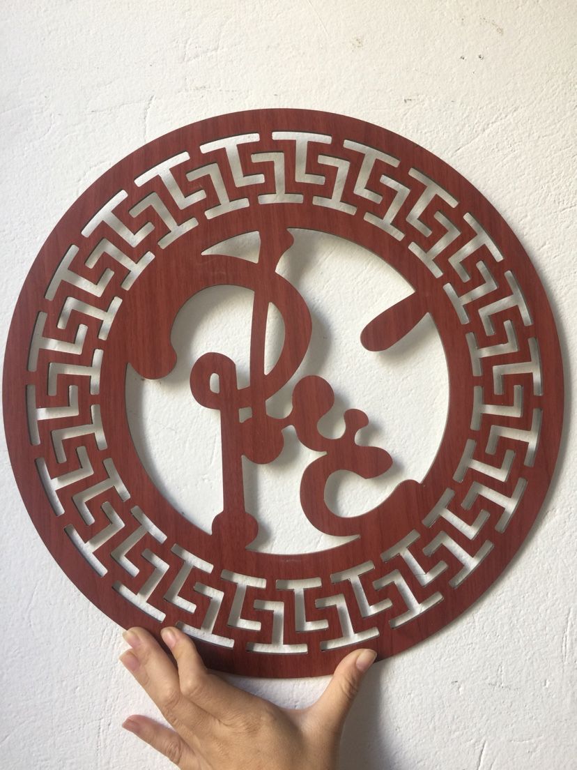 chữ tròn trang trí bàn thờ kt 40cm