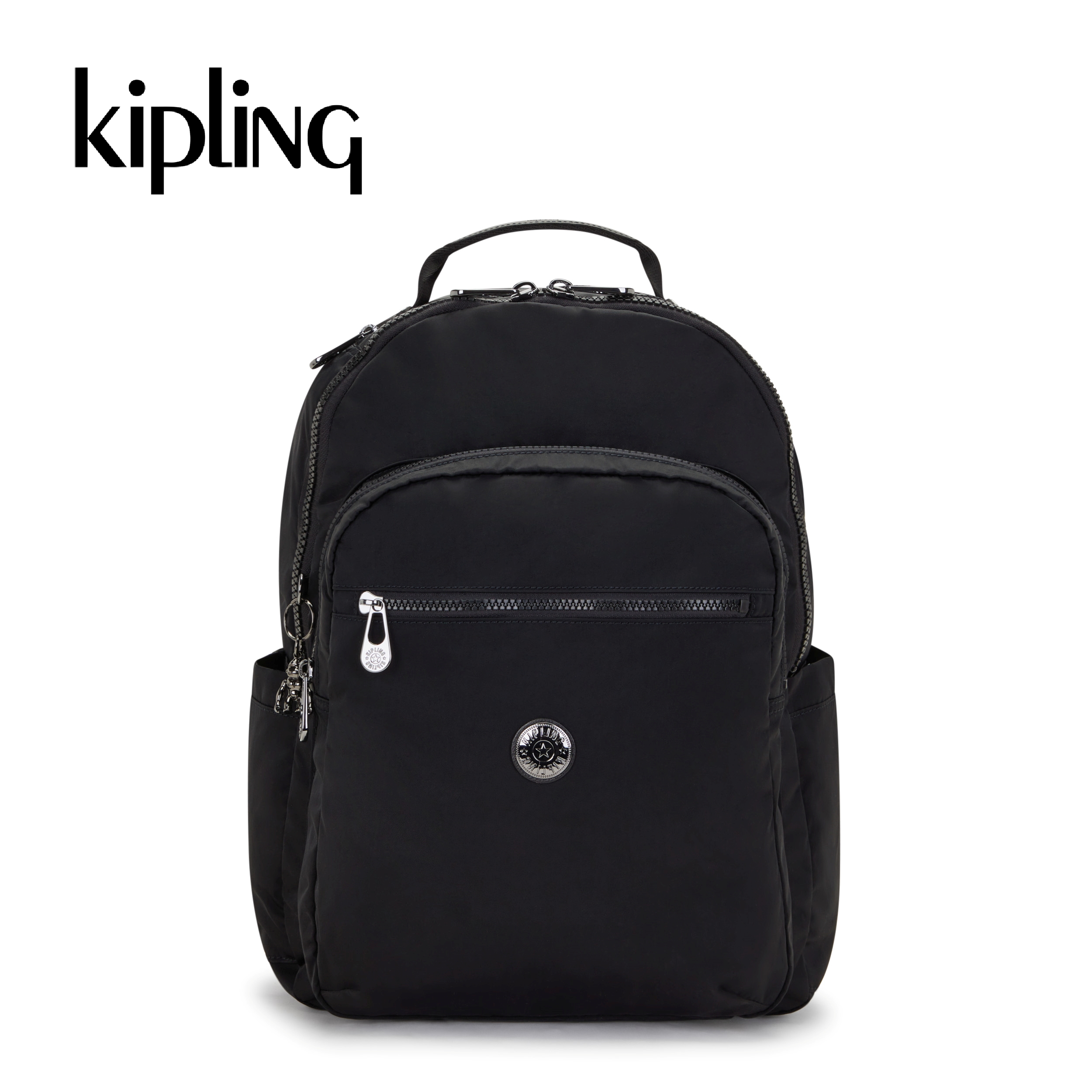 Kipling Balo Seoul - Rich Black/ Almost Grey - HUKI4744