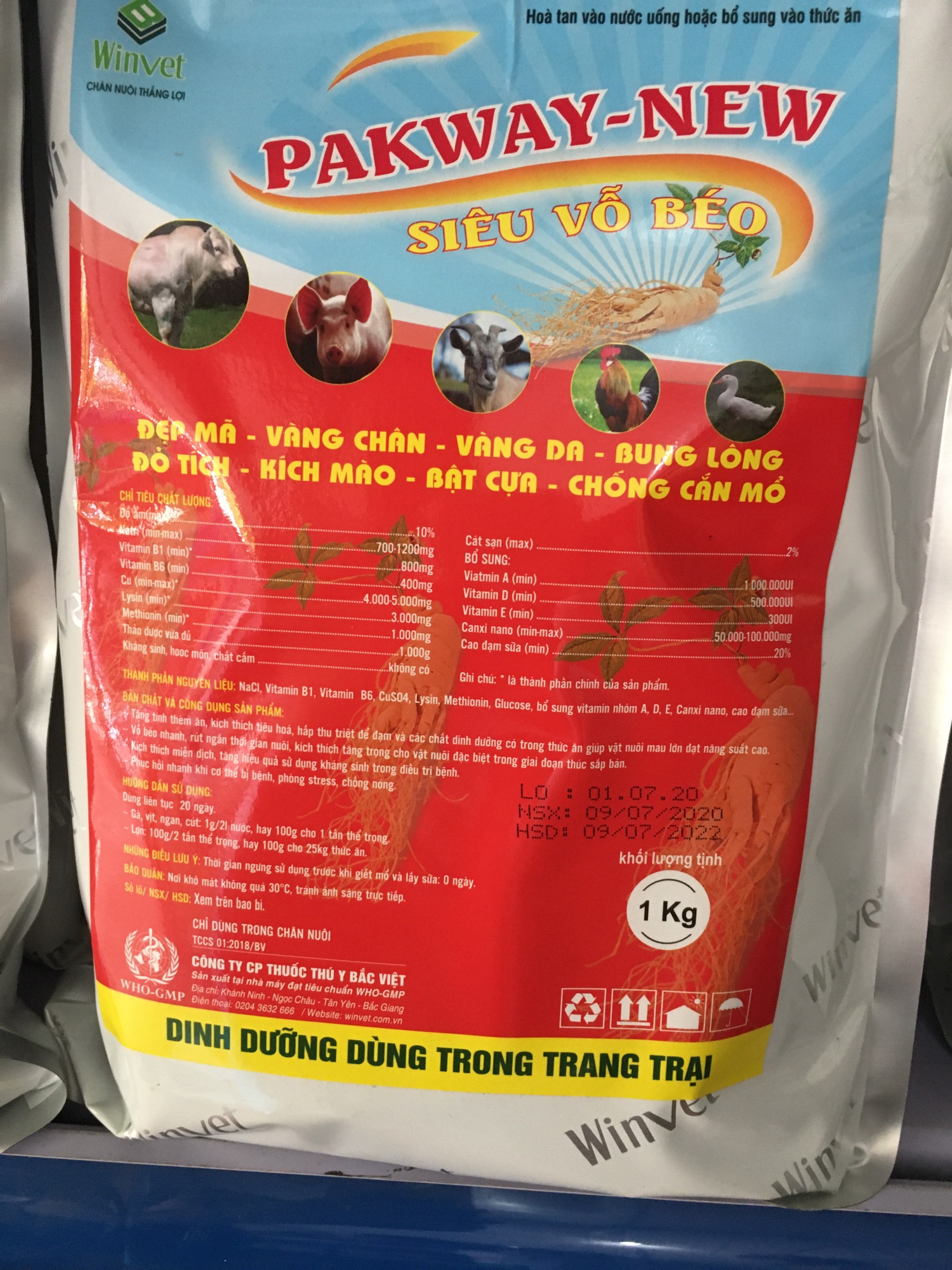 Parkway new - siêu vỗ béo gói 1kg
