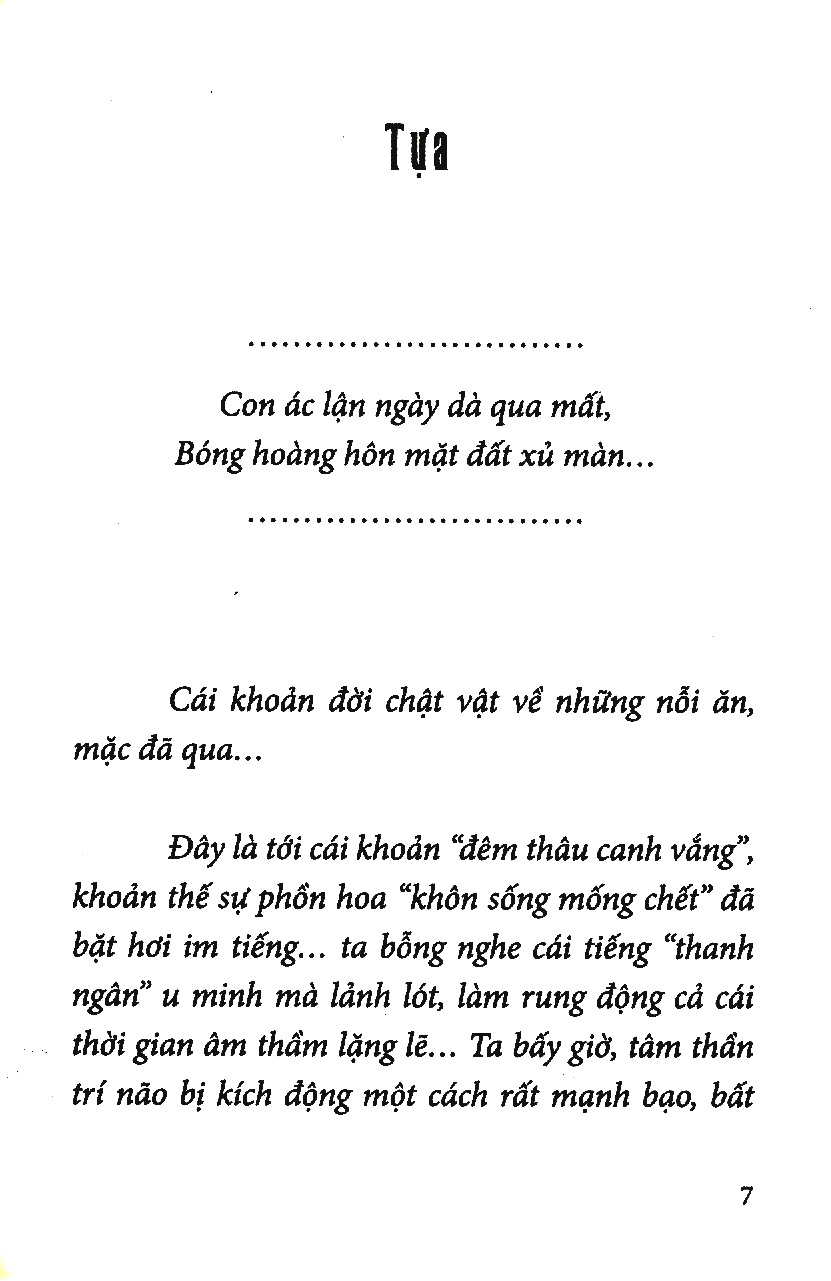 Sách Fahasa - Thanh Dạ Văn Chung (Tái Bản 2021)