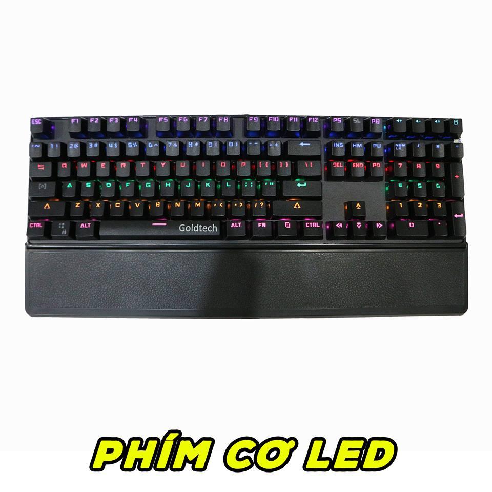 BÀN PHÍM CƠ GOLDTECH K25 CHUYÊN GAME, 12 CHẾ ĐỘ LED