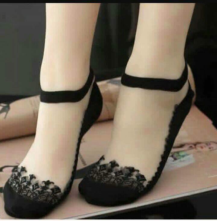 Combo 10 đôi tất/vớ nữ ren công chúa cổ ngắn
