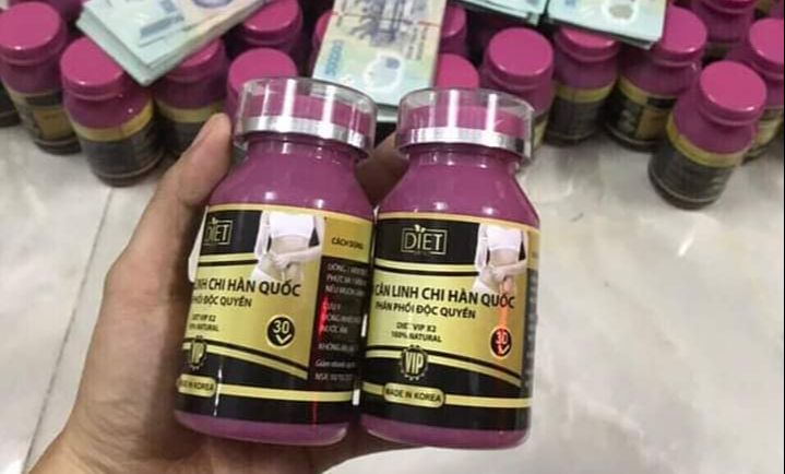 Giảm cân linh chi hàn quốc diet vip x2 mẫu mới -giảm cân an toàn hiệu quả