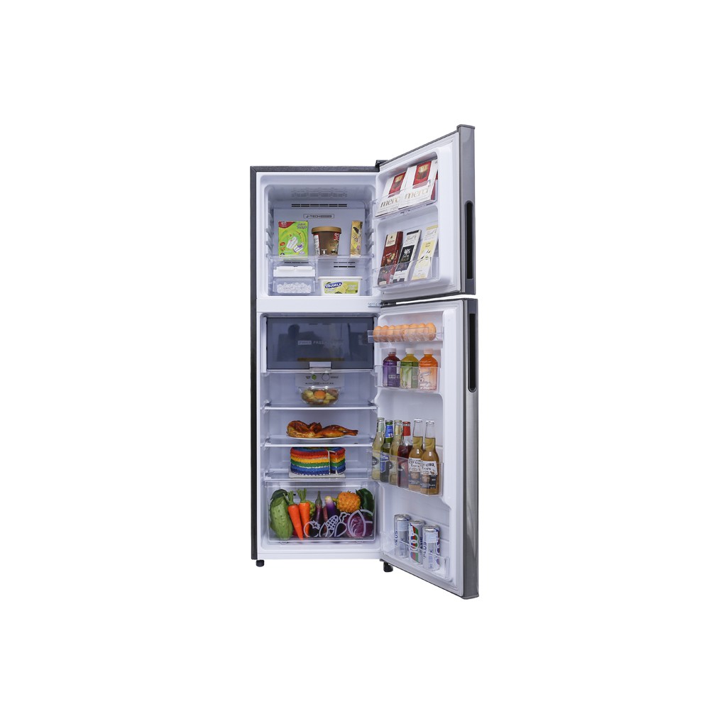 [Trả góp 0%]SJ-X251E-SL  SJ-X251E-DS  Tủ lạnh Sharp Inverter 241 lít (Hàng chính hãng) (Giá áp dụng giao tại HN, HCM& các tỉnh liên hệ shop)