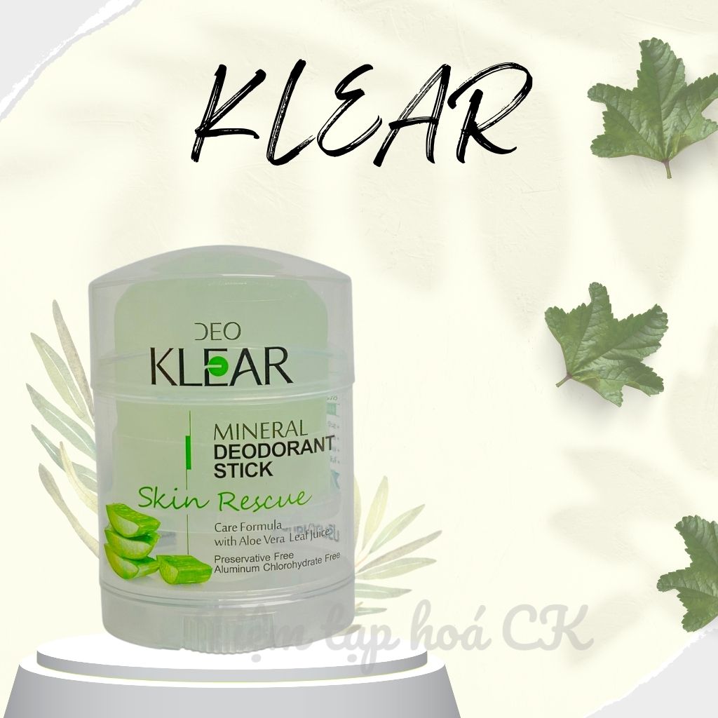 Lăn Khử Mùi lăn nách mùi nha đam KLEAR Thái lan 70gr