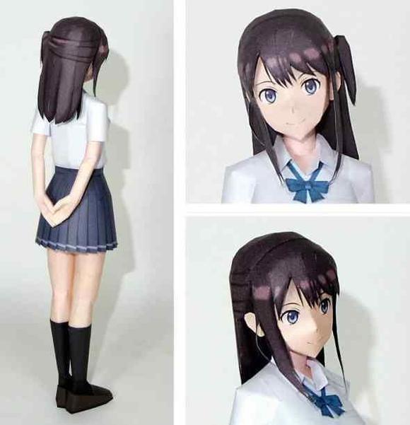 [HCM]Mô hình giấy anime girl Tsuneki Ya