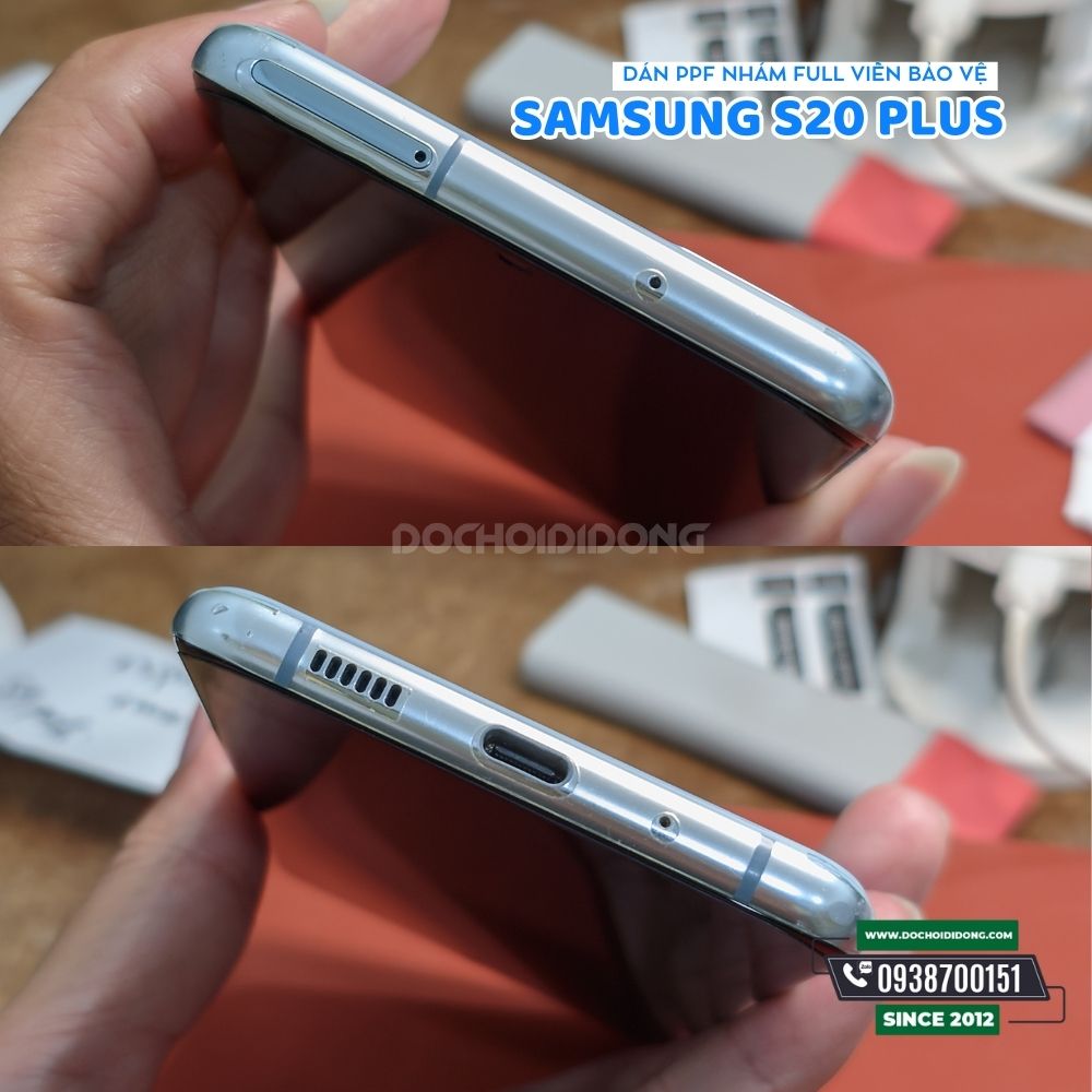 [HCM]Miếng dán PPF Samsung S20+ Plus trong nhám đổi màu