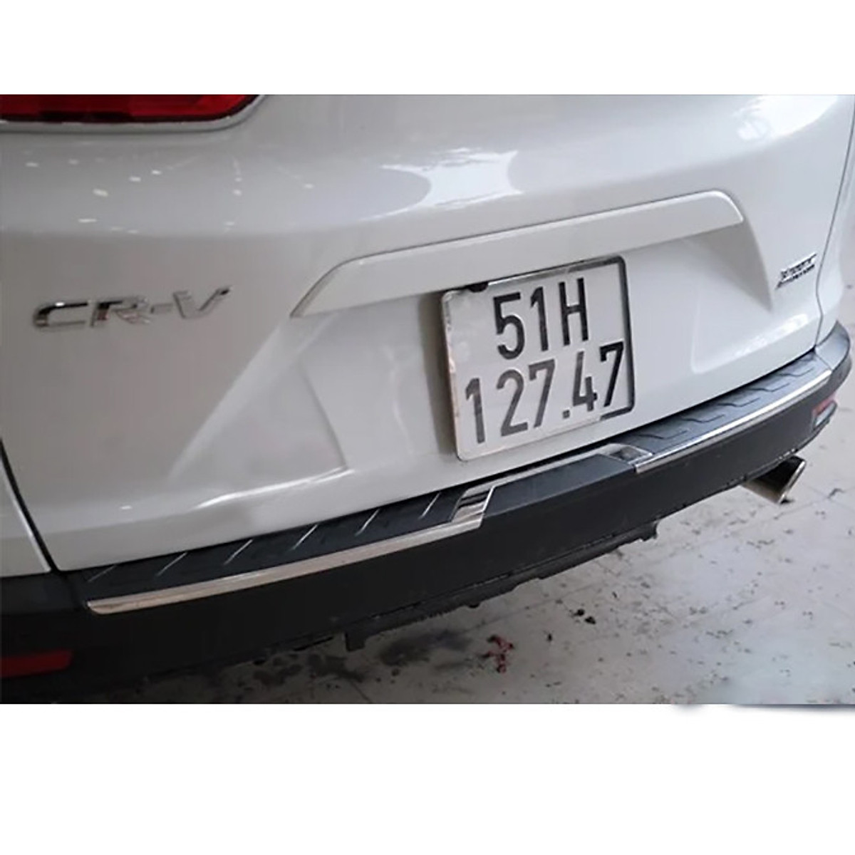 Lắp Nẹp Chống Trầy Cốp Sau Trong Ngoài  Xe Honda Crv 2019 – 2020