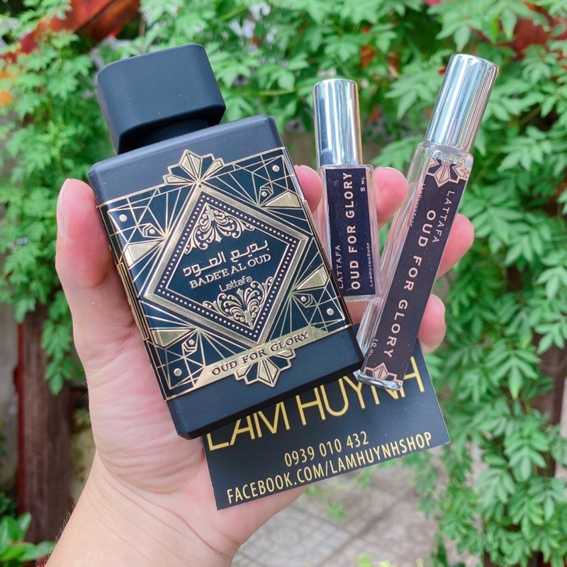 Mẫu Thử Nước Hoa DUBAI LATTAFA OUD FOR GLORY 5ml - 10ml