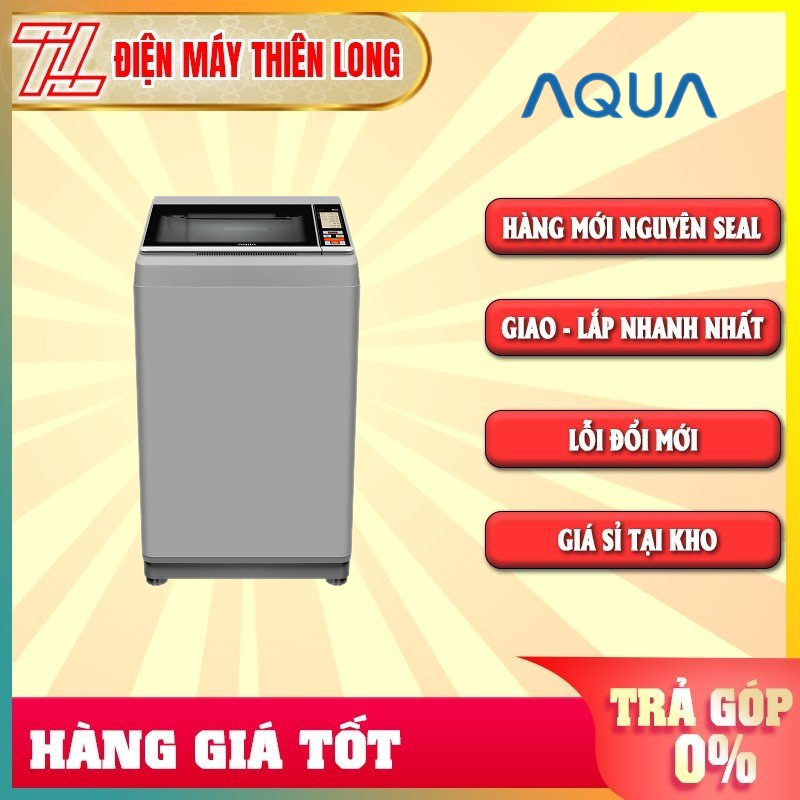 Máy giặt aqua 9 kg aqw-s90ct - trả góp 0% - giao toàn quốc - ngoài hcm tính phí