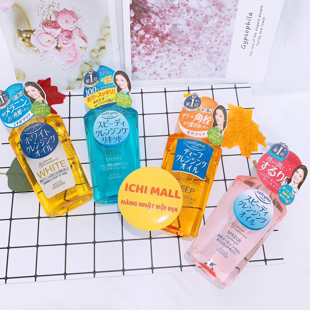 Dầu tẩy trang Kose Softymo Cleansing Nhật Bản