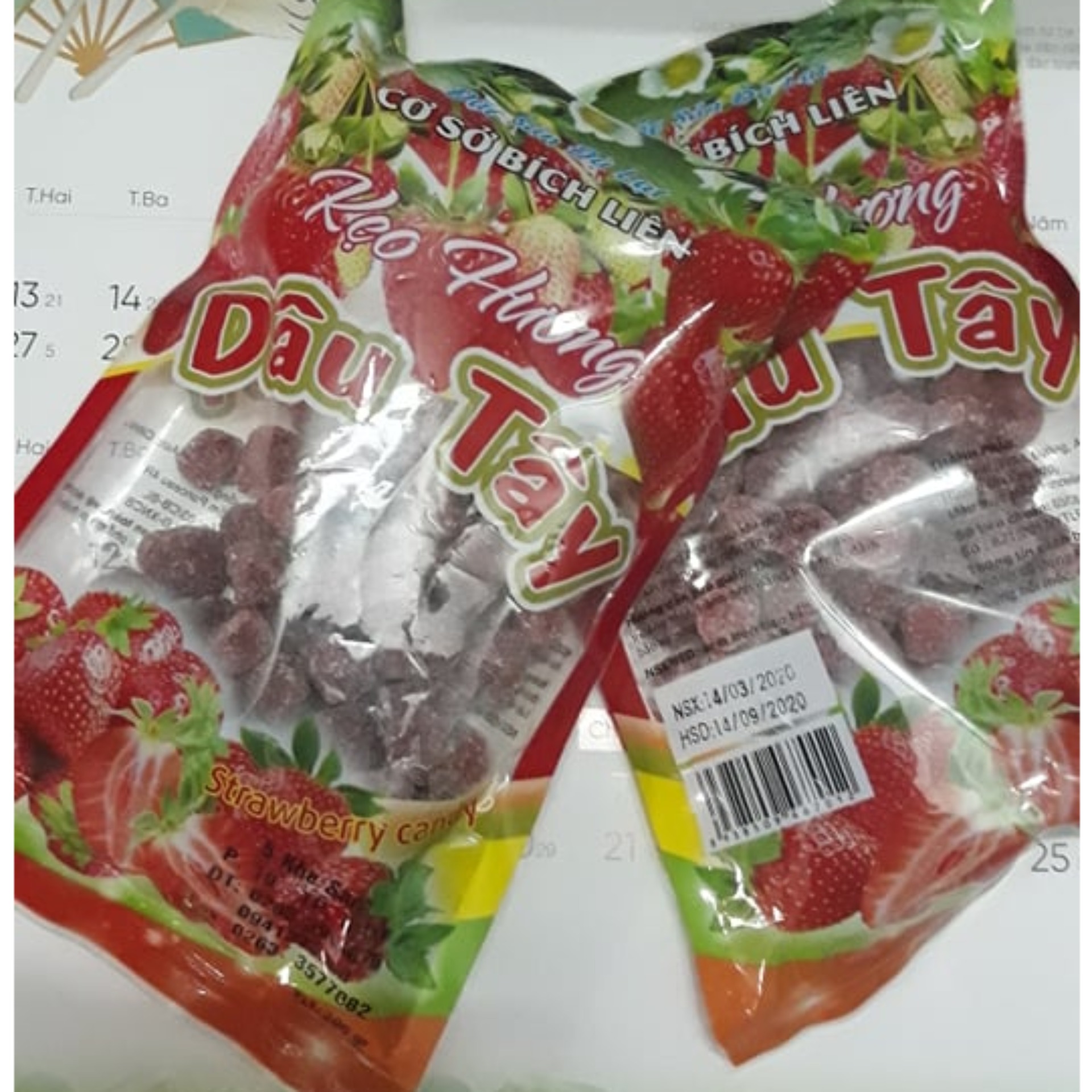 Kẹo dâu tây Đà Lạt loại 200g