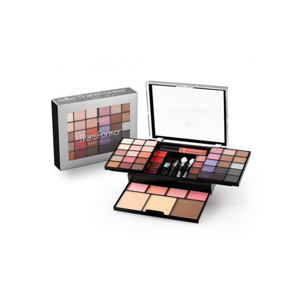 Hộp Phấn Mắt Trang Điểm Odbo Transformer Make Up Pro