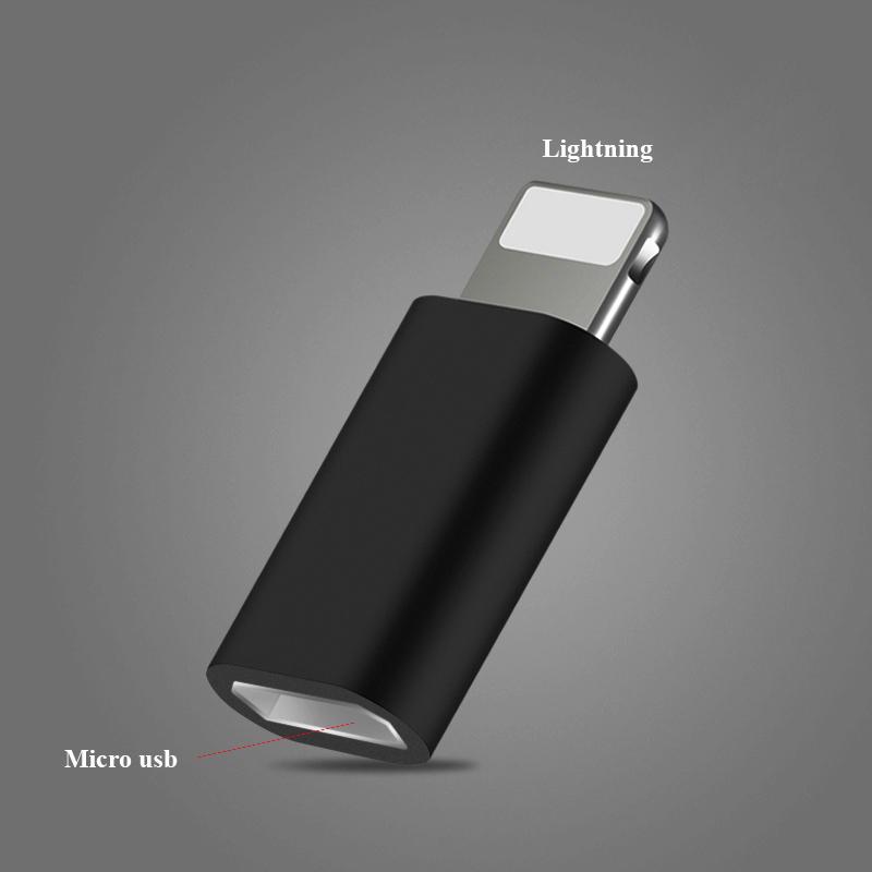 Đầu chuyển đổi chân Micro USB  sang Lightning (Iphone Ipad)