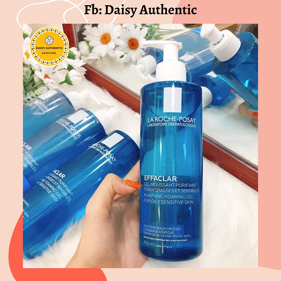 Sữa Rửa Mặt La Roche-Posay Effaclar Purifying Foaming Gel Cleanser 400ml - Sữa Rửa Mặt Cho Da Dầu, Mụn