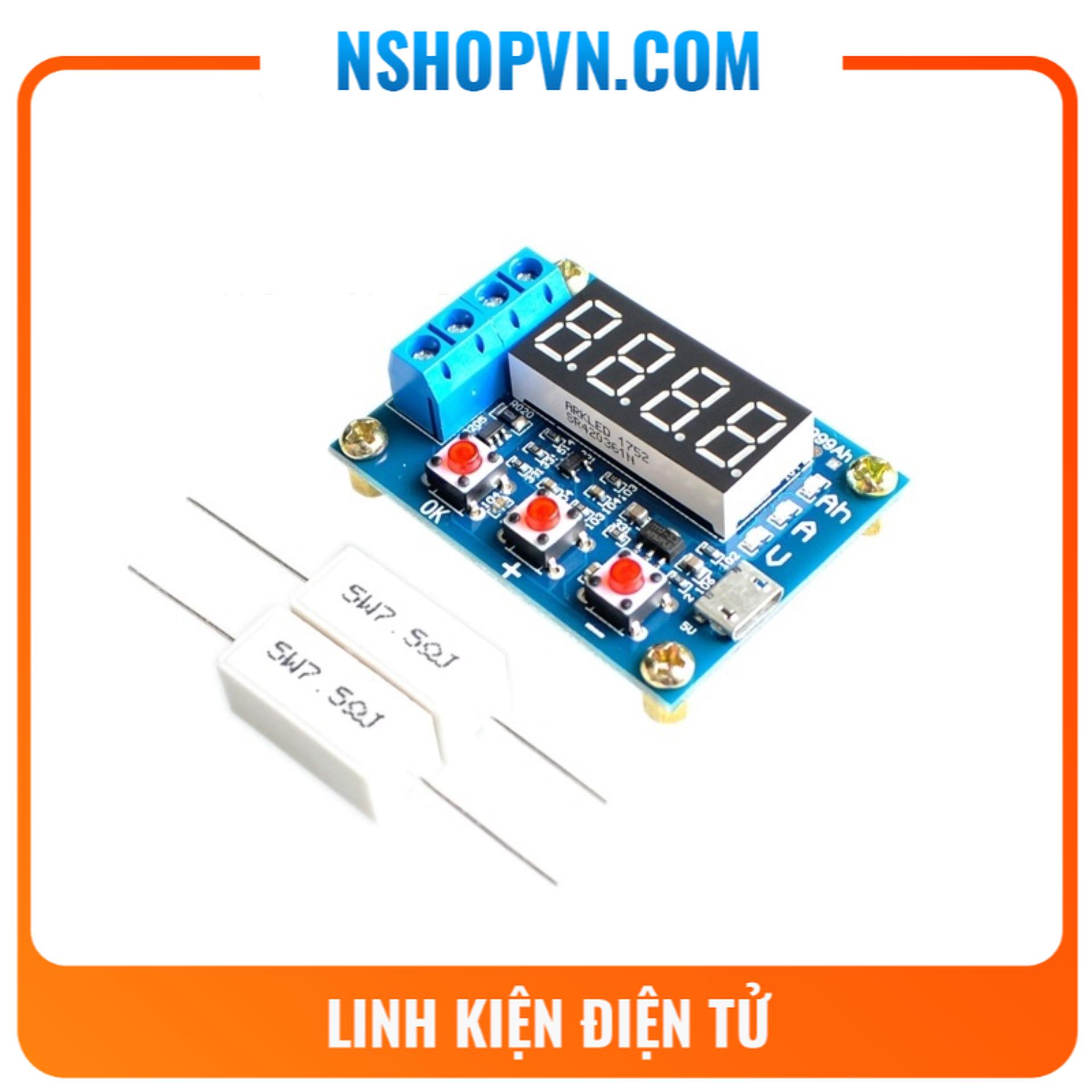 Mạch test pin 18650