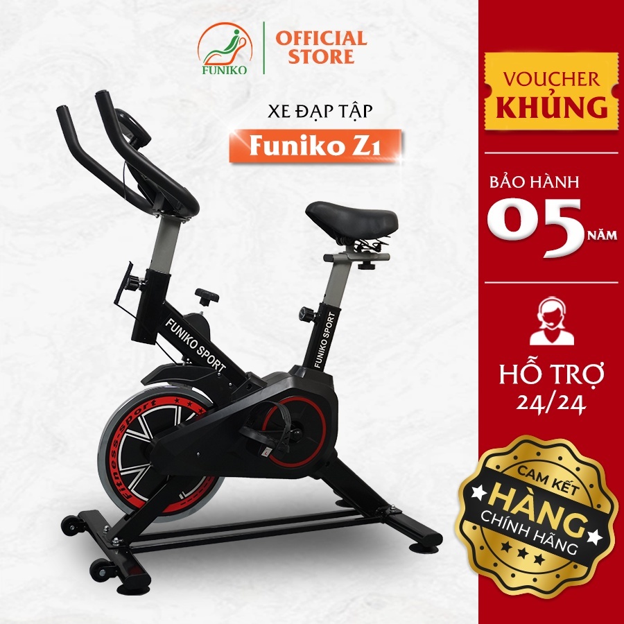 Xe đạp tập thể dục trong nhà Funiko z1-Full tính năng nâng cao sức khỏe.