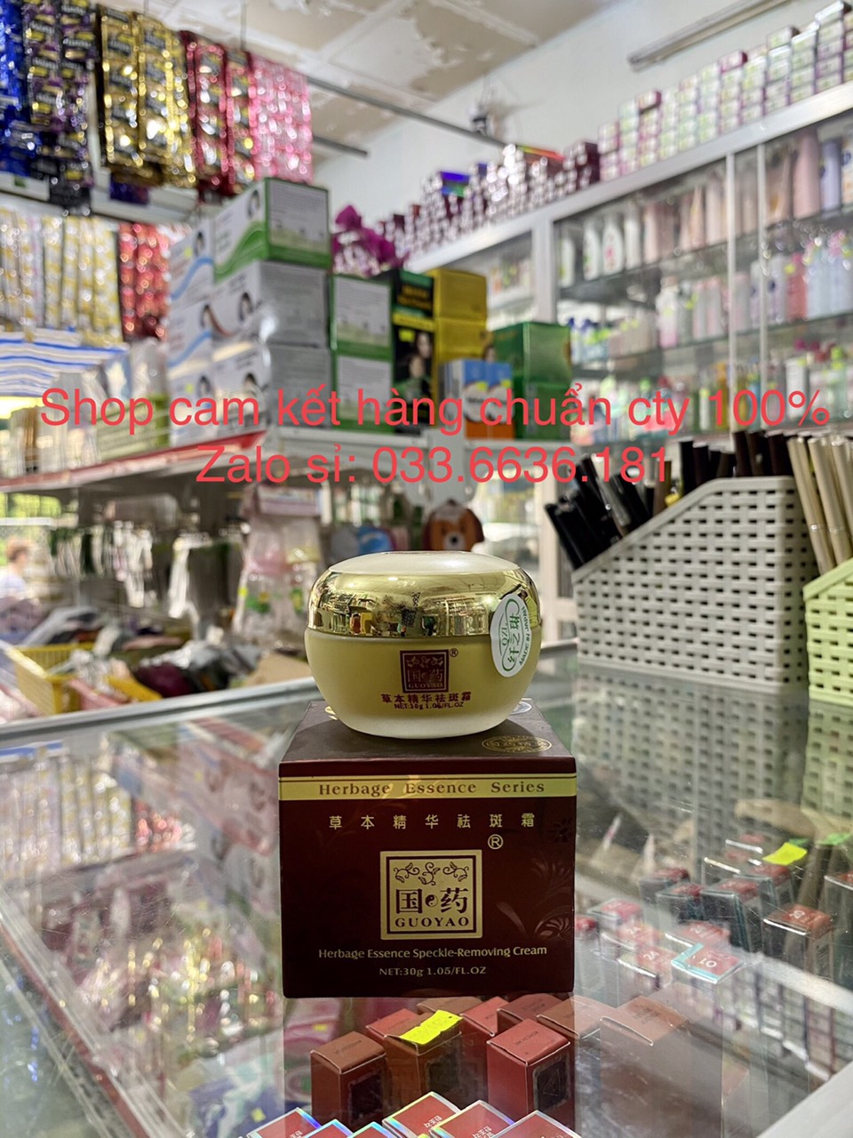 Kem Sâm Nâu VIP GUOYAO dưỡng trắng 9 tác dụng 30g