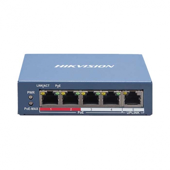 Switch Poe 4 port Hikvision DS-3E1105P-EI