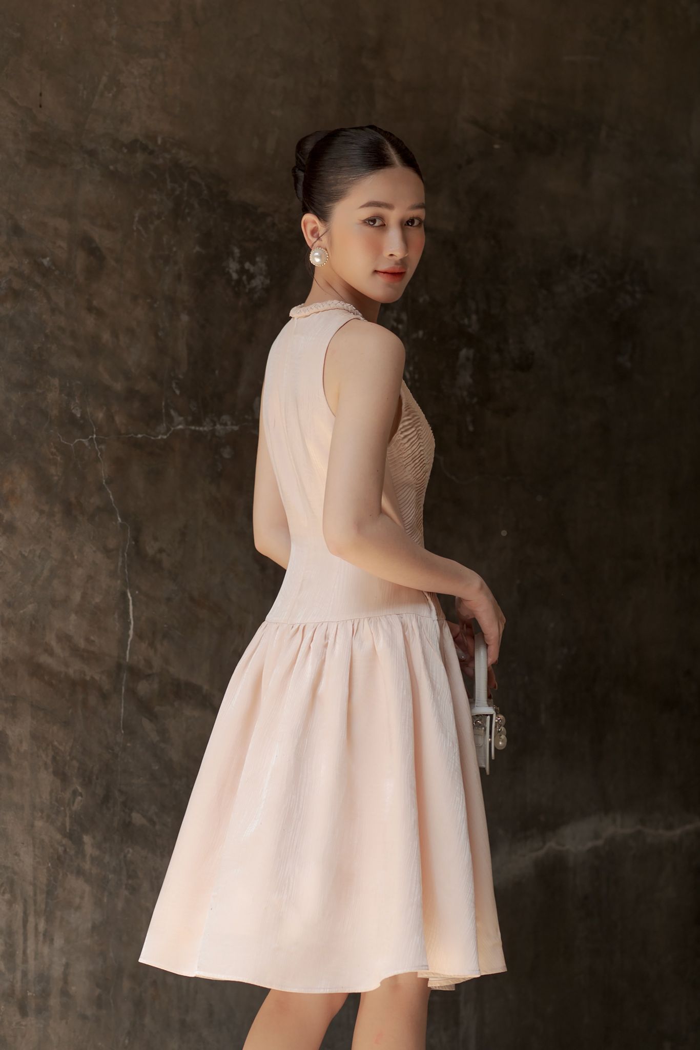 OLV - Đầm Cherish Latte Dress