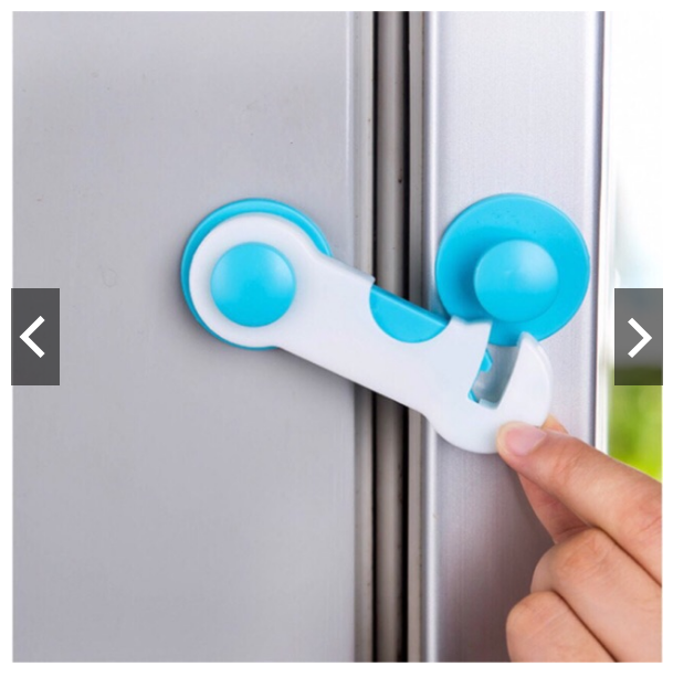 COMBO 2 CHỐT KHÓA CỬA TỦ LẠNH-chốt cửa tủ an toàn cho trẻ nhỏ