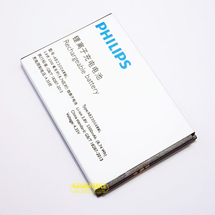 FREESHIP Pin Philips S358 AB2300AWML 2300mAh zin