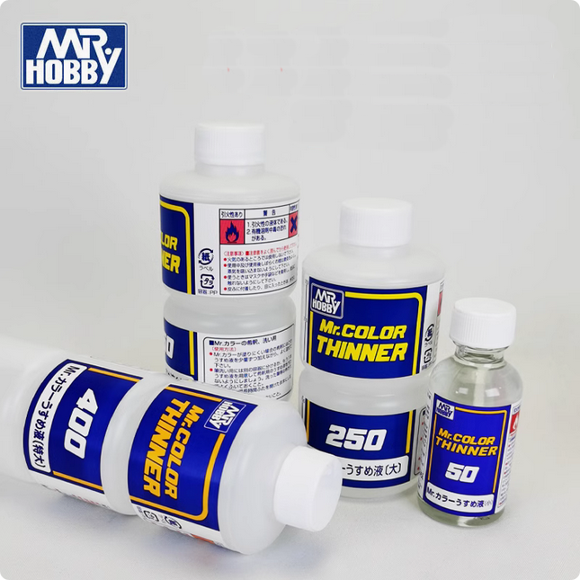 Dung Dịch Pha Sơn gốc xăng dành cho sơn mô hình lắp ráp gundam Mr Hobby Thinner 110ml / 250ml / 400ml ( T102 / T103 / T104)