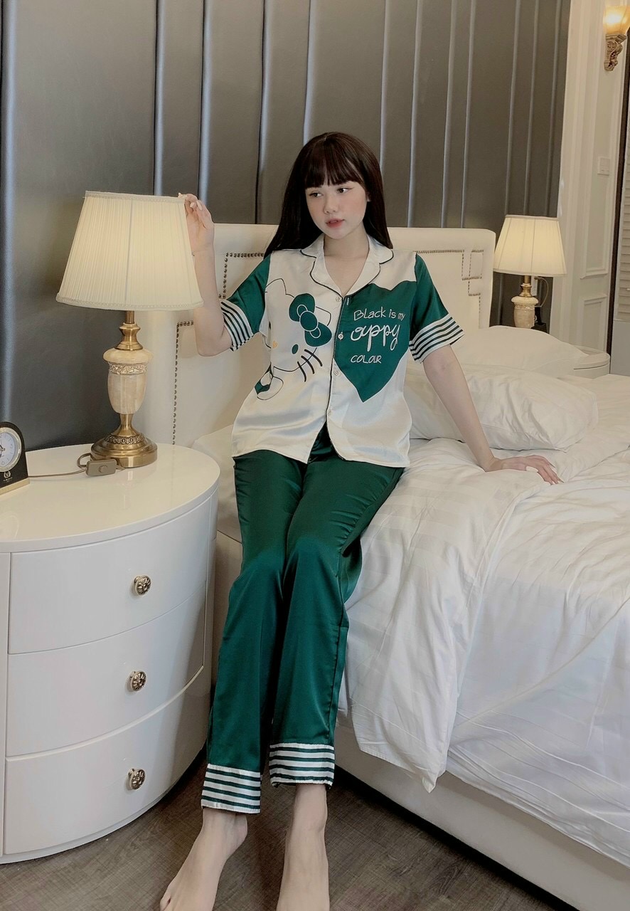 Đồ ngủ Pijama lụa cao cấp
