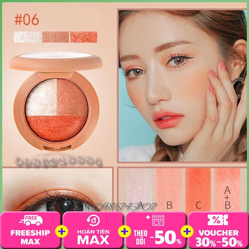 Phấn mắt 3 ô màu MEIKOGEE